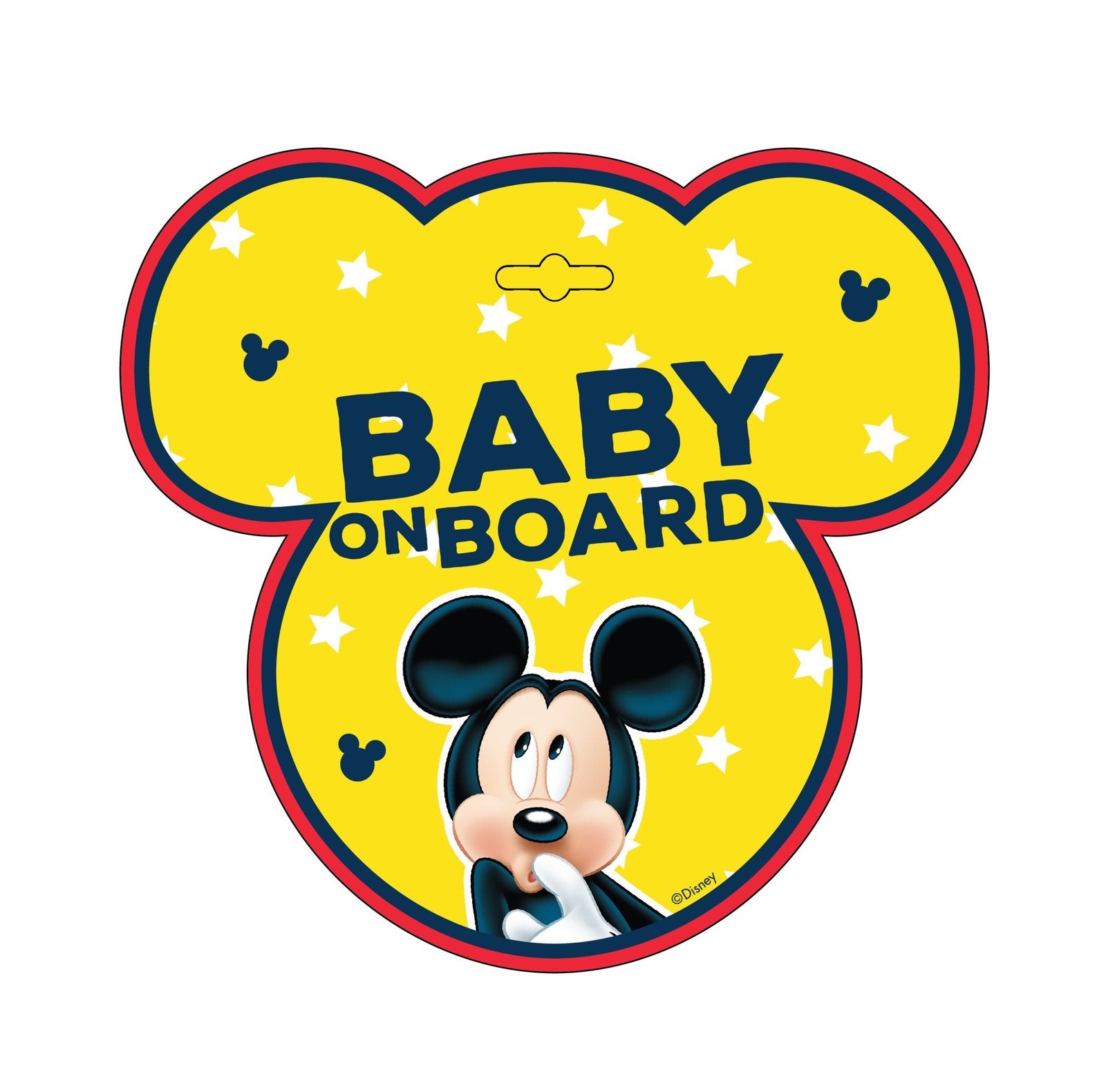 Cartel "Bebé a Bordo" - Mickey