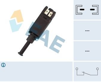 Interruptor Luz Freno FAE 24420 Mecánico, 2 Polos