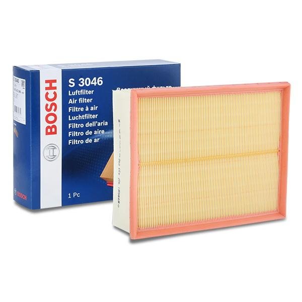 BOSCH 1 457 433 046 Filtro de ar 70,3mm, 212,5mm, 266,5mm, Cartucho filtrante