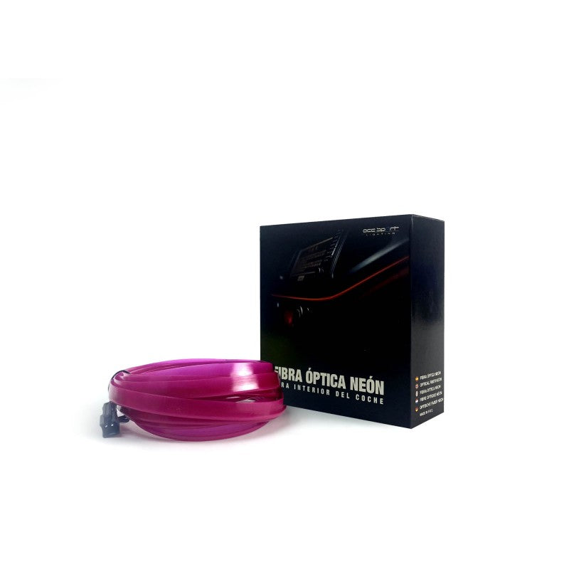 Ambient LED strip in violet