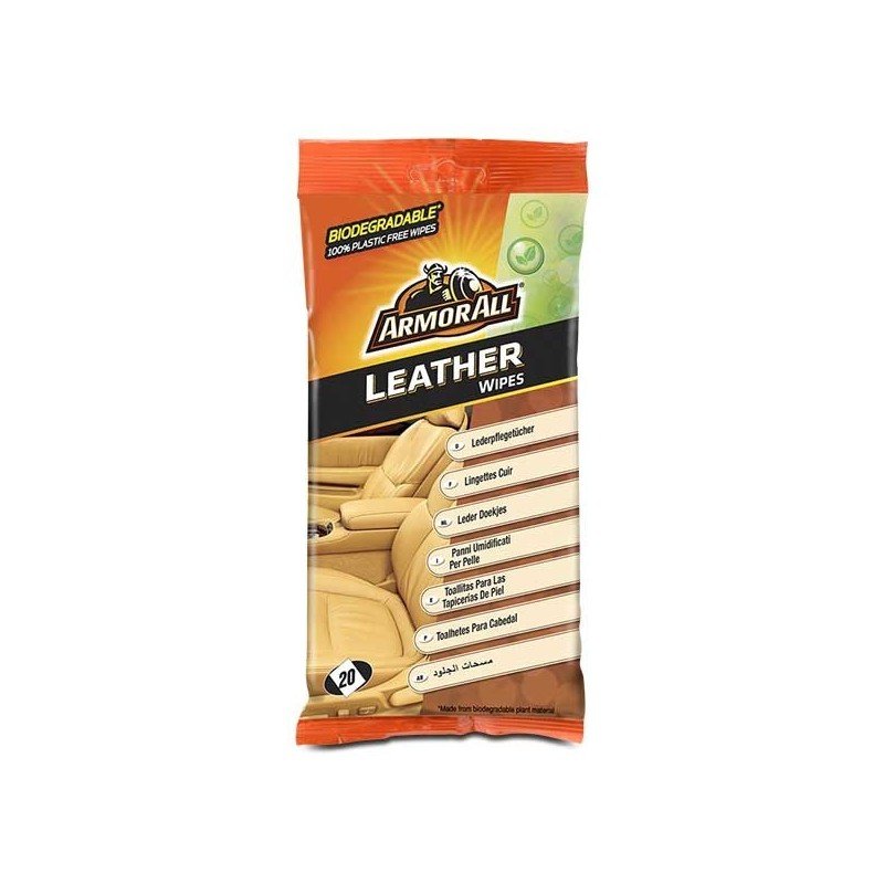 Leather Wipes - Pack of 20 Units