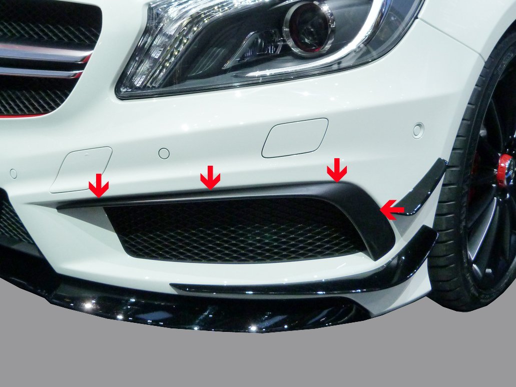 Aerodynamic Flaps for Mercedes A-Class W176 (A45 AMG® Style)