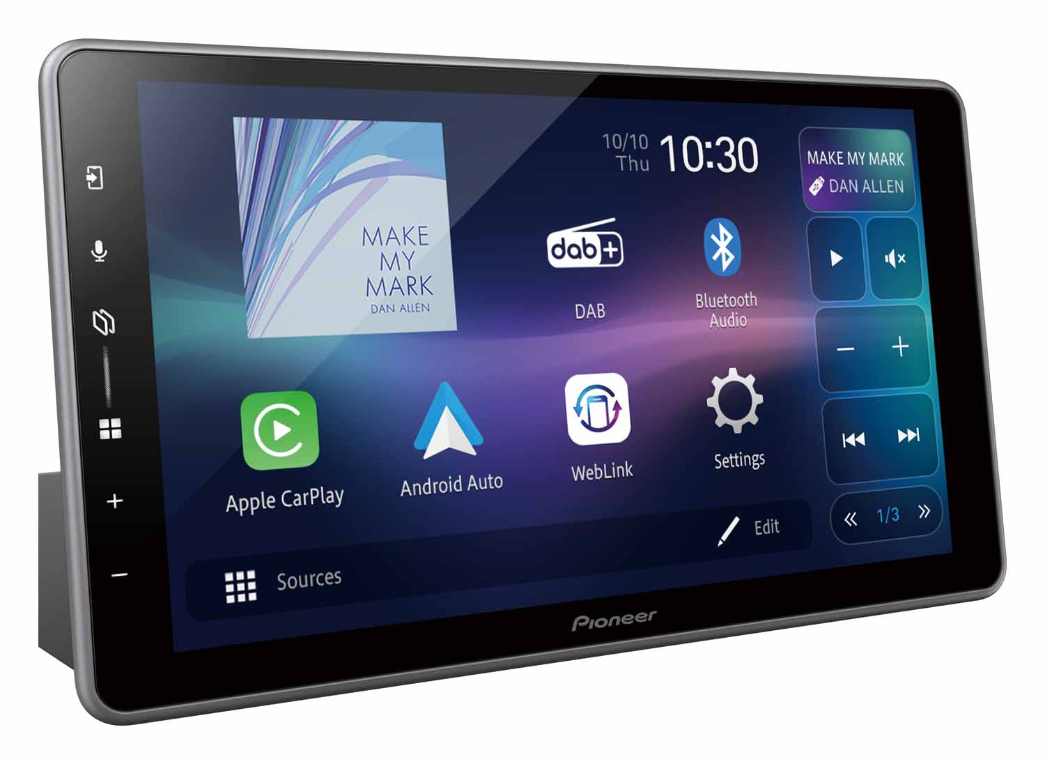 Pioneer SPH-DA97DAB-UNI 9" Multimedia Car Radio Apple CarPlay &amp; Android Auto (Wi-Fi, DAB+)