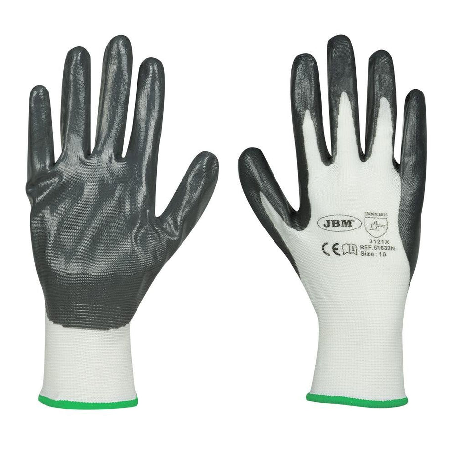 GLOVES WITH REINFORCED NITRILE PALM SIZE 11