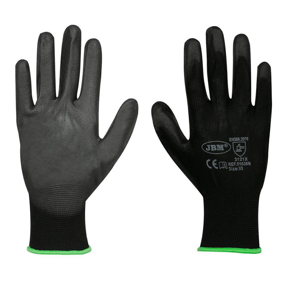 GLOVES WITH POLYURETHANE PALM SIZE 11