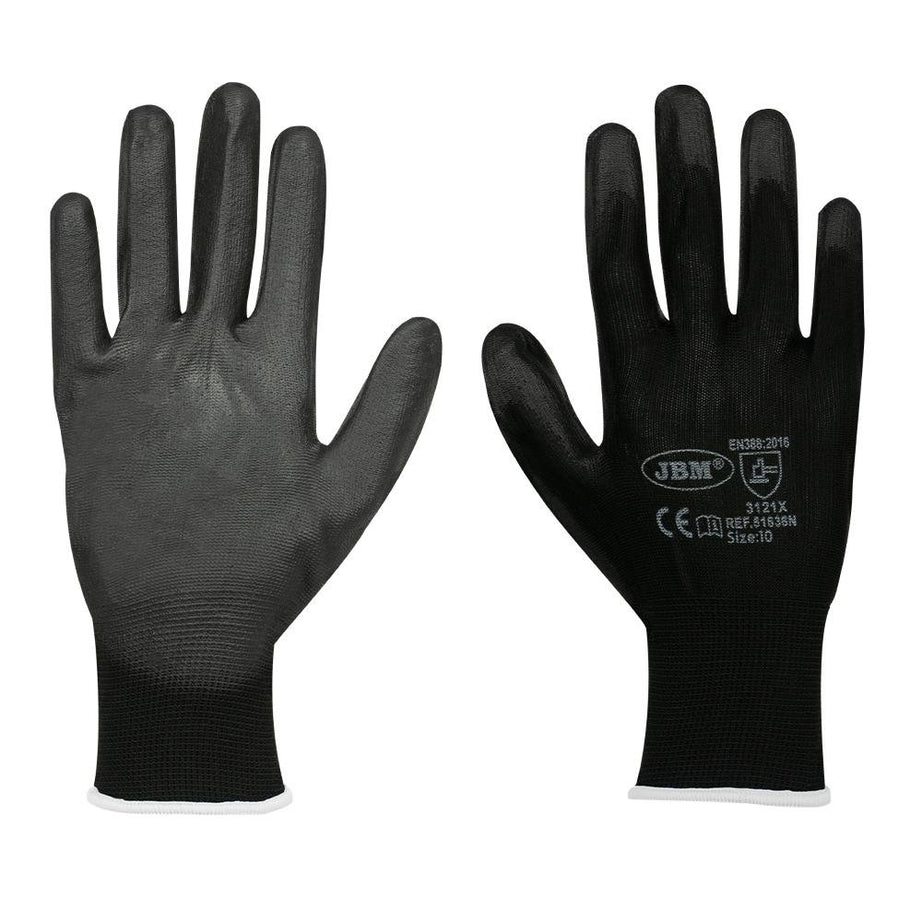 GLOVES WITH REINFORCED POLYURETHANE PALM NEW MODEL T.9