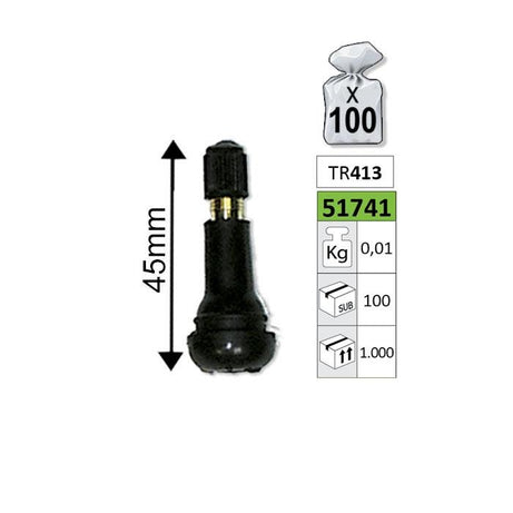 TIRE VALVES TR413 45MM