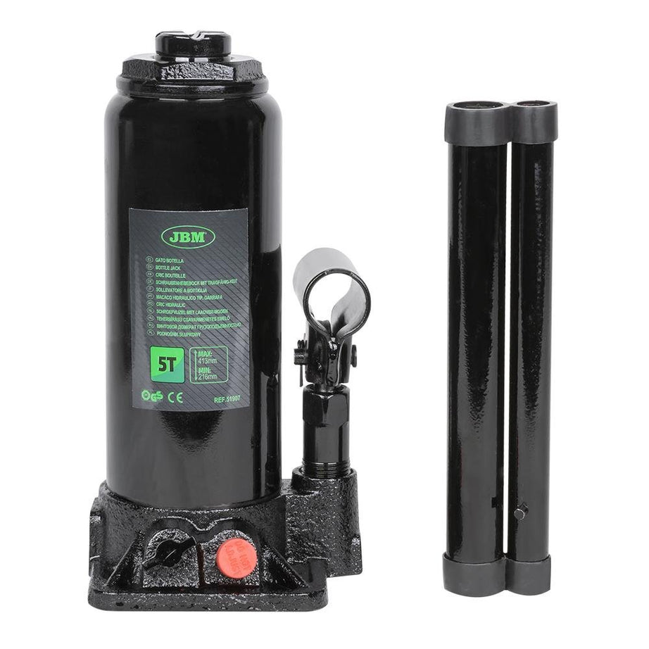 HYDRAULIC JACK, 5T BOTTLE TYPE, PLASTIC BOX