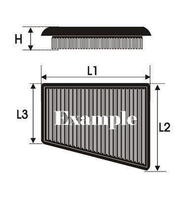 GREEN FILTER P965021 air filter