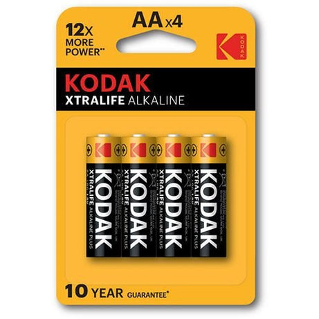 Pilhas Kodak XTRALIFE alkaline AA battery (4 pack)