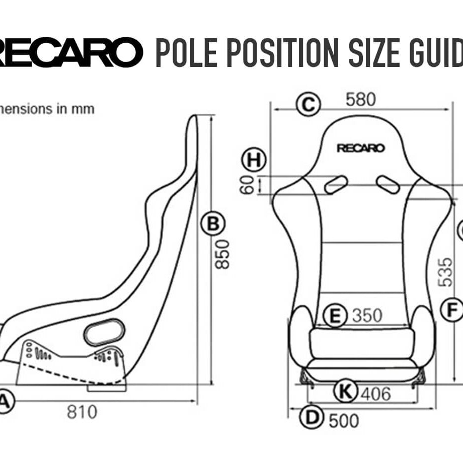 RECARO SEAT (TUV) POLE POSITION - ARTIST BLACK/NARDO PILOT&amp;CO-PILOT BLACK