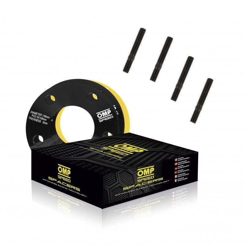 KIT DE ESPAÇADORES OMP 15MM 4X108 63.4 M12X1.5