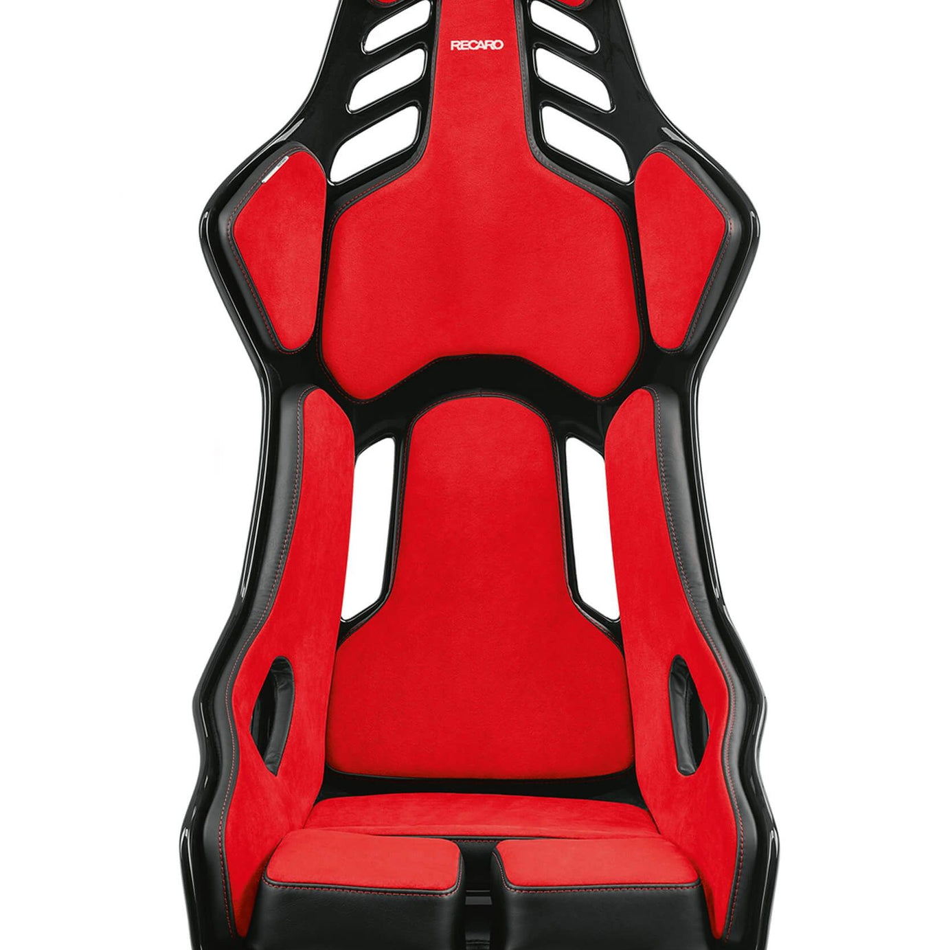 Backet RECARO PODIUM GF ALCANTARA VERMELHO/COURO PRETO TAMANHO M PILOTO