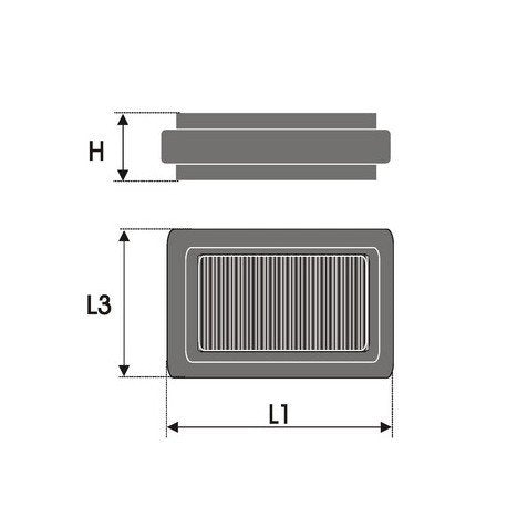 GREEN FILTER P960578 air filter