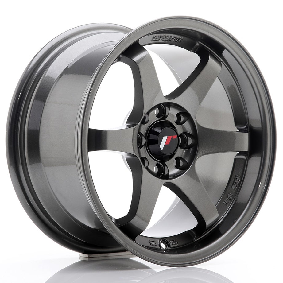 JR Wheels JR3 15x8 ET25 4x100/114 Llanta Gun Metal