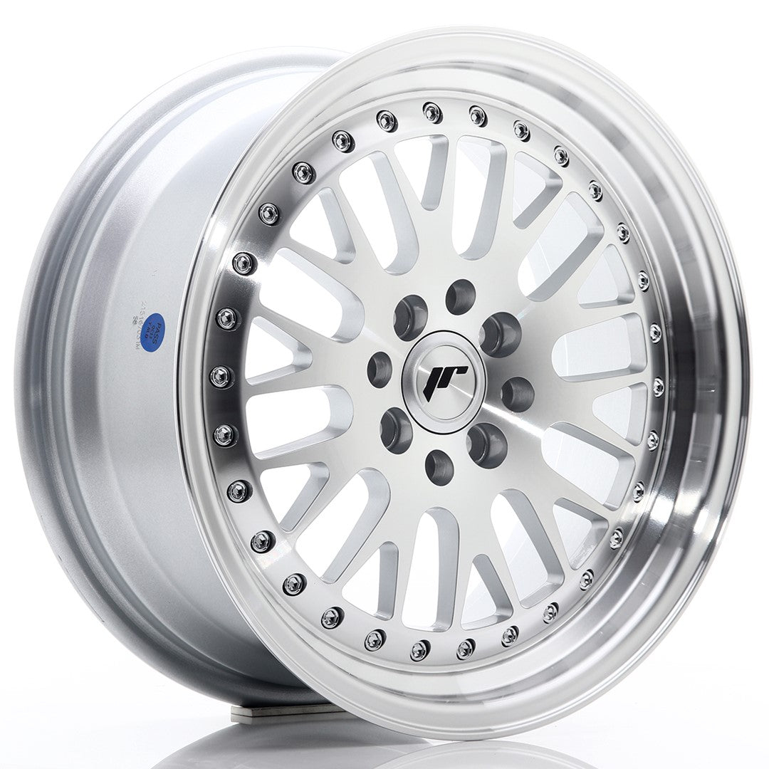 JR Wheels JR10 16x7 ET30 4x100/108 Silver Machined Face Rim