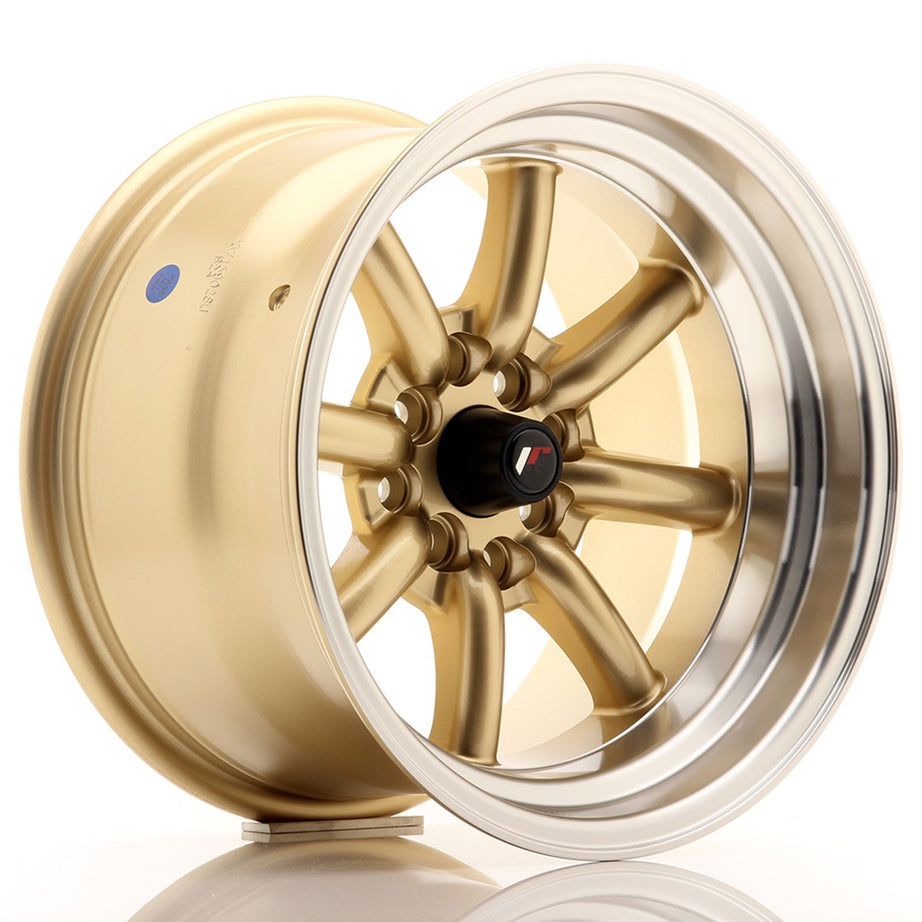 JR Wheels JR19 15x9 ET-13 4x100/114 Llanta Dorada