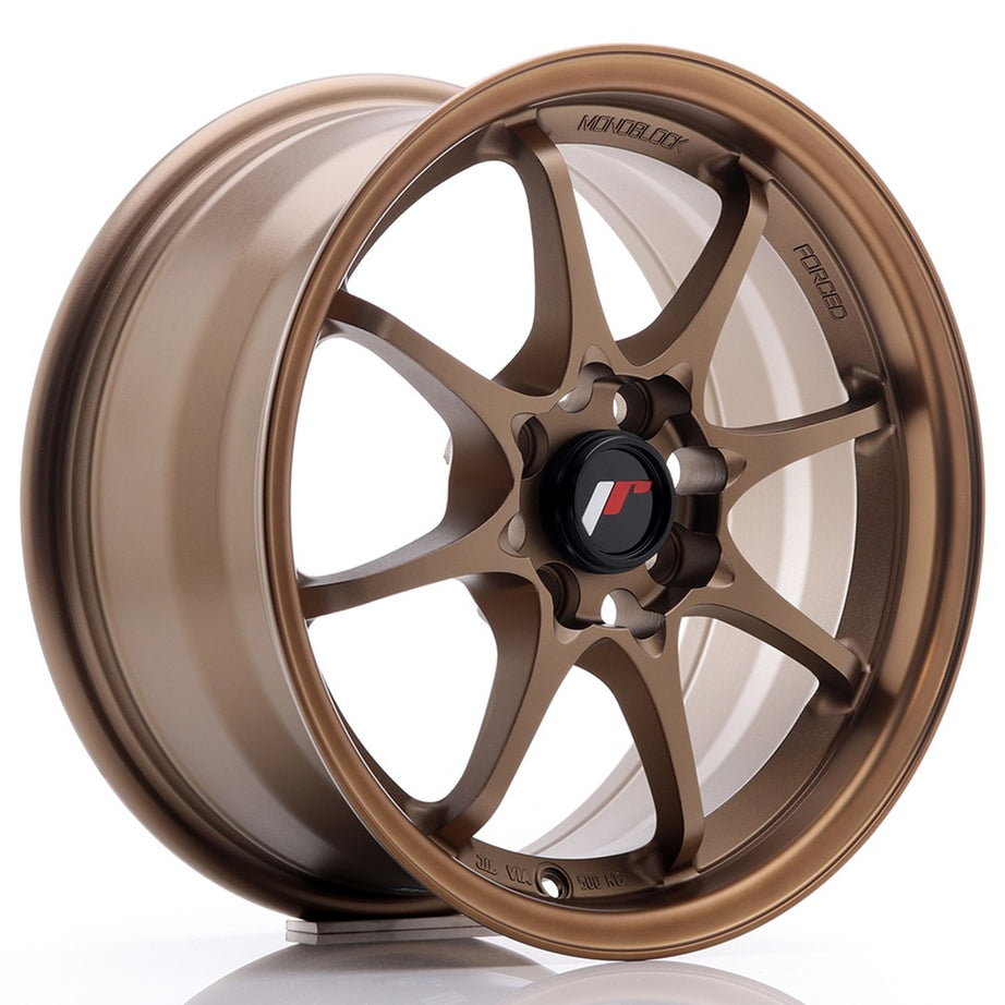 Llanta JR Wheels JR5 15x7 ET35 4x100 Bronce Anodizado Oscuro