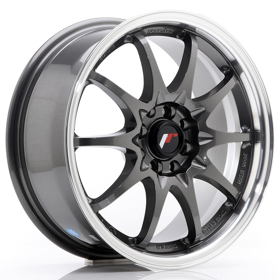 Rim JR Wheels JR5 16x7 ET30 4x100/108 Gun Metal w/Machined Lip