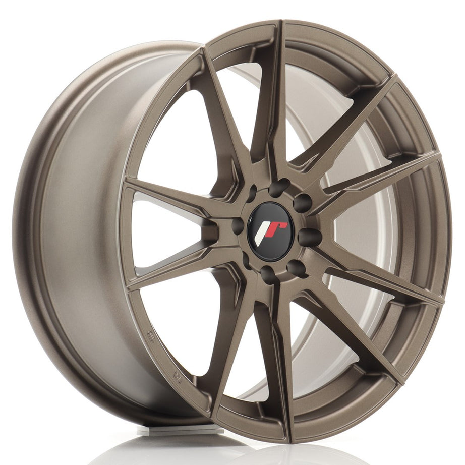 JR Wheels JR21 17x8 ET25 4x100/108 Matt Bronze Rim