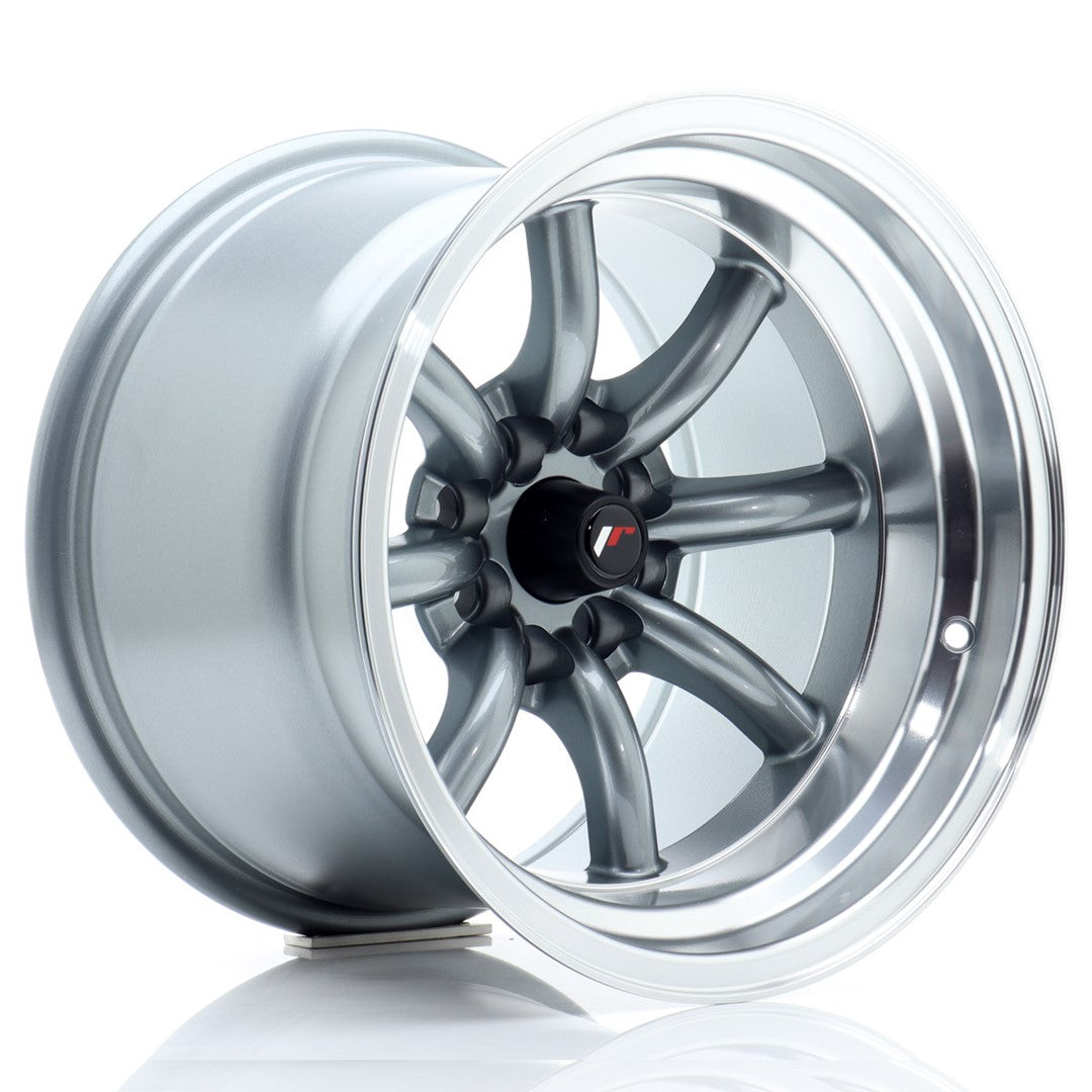 JR Wheels JR19 15x10.5 ET-32 4x100/114 Gun Metal Rim