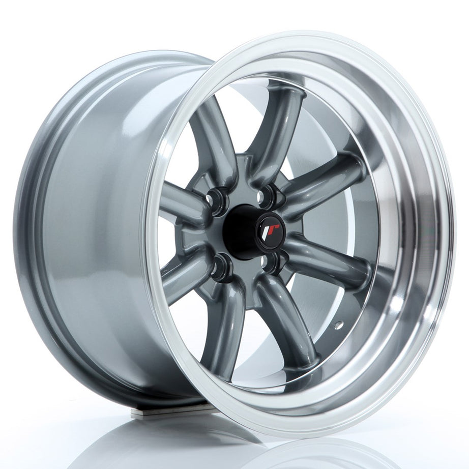 JR Wheels JR19 15x9 ET-13 4x100 Gun Metal Rim