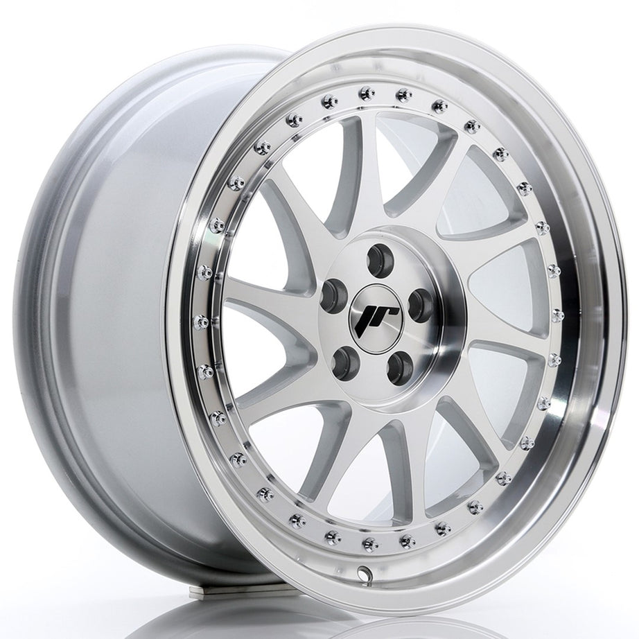 JR Wheels JR26 18x8.5 ET35 5x100 Silver Machined Face Rim