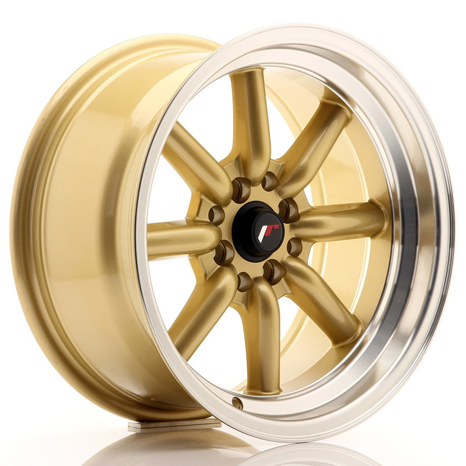 JR Wheels JR19 16x8 ET0 4x100/114 Gold Rim