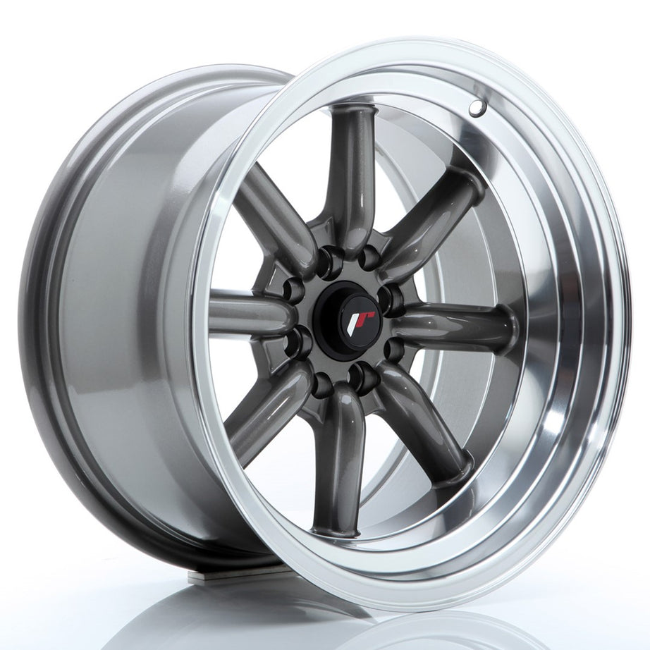 JR Wheels JR19 16x9 ET-15 4x100/114 Gun Metal Rim