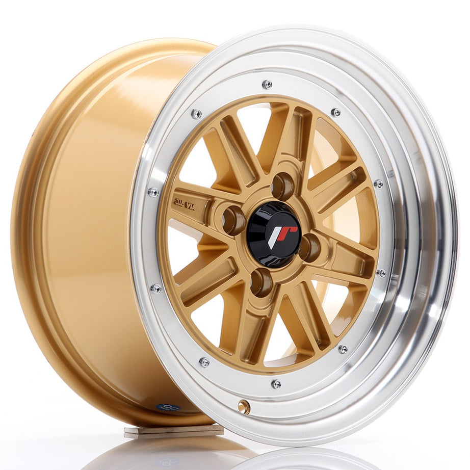 Rim JR Wheels JR31 15x7.5 ET20 4x100 Gold w/Machined Lip