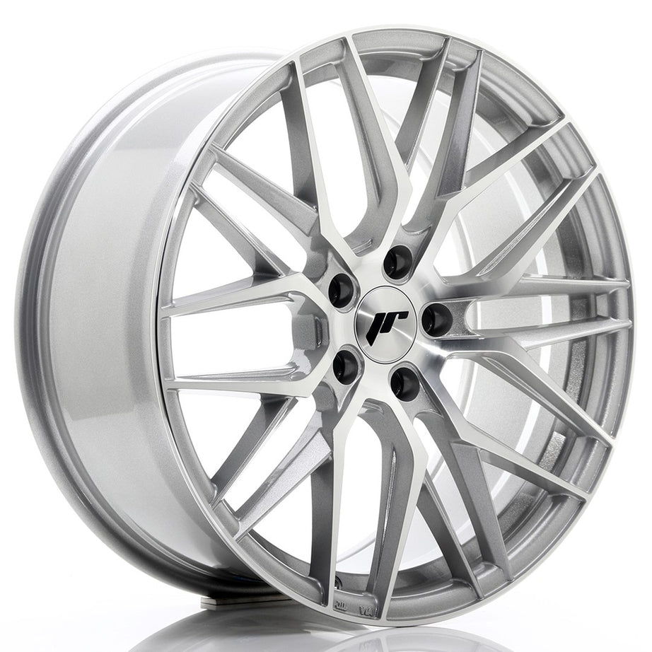 JR Wheels JR28 19x8.5 ET35 5x120 Silver Machined Face Rim