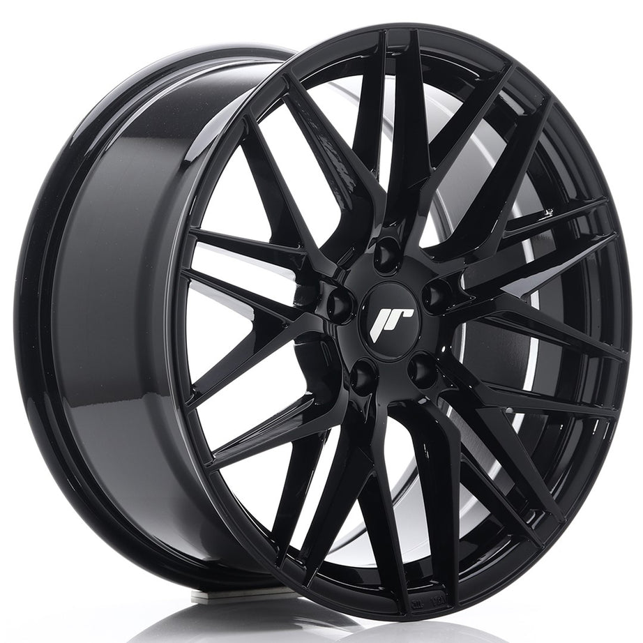 Llanta JR Wheels JR28 18x8.5 ET40 5x112 Negro Brillo