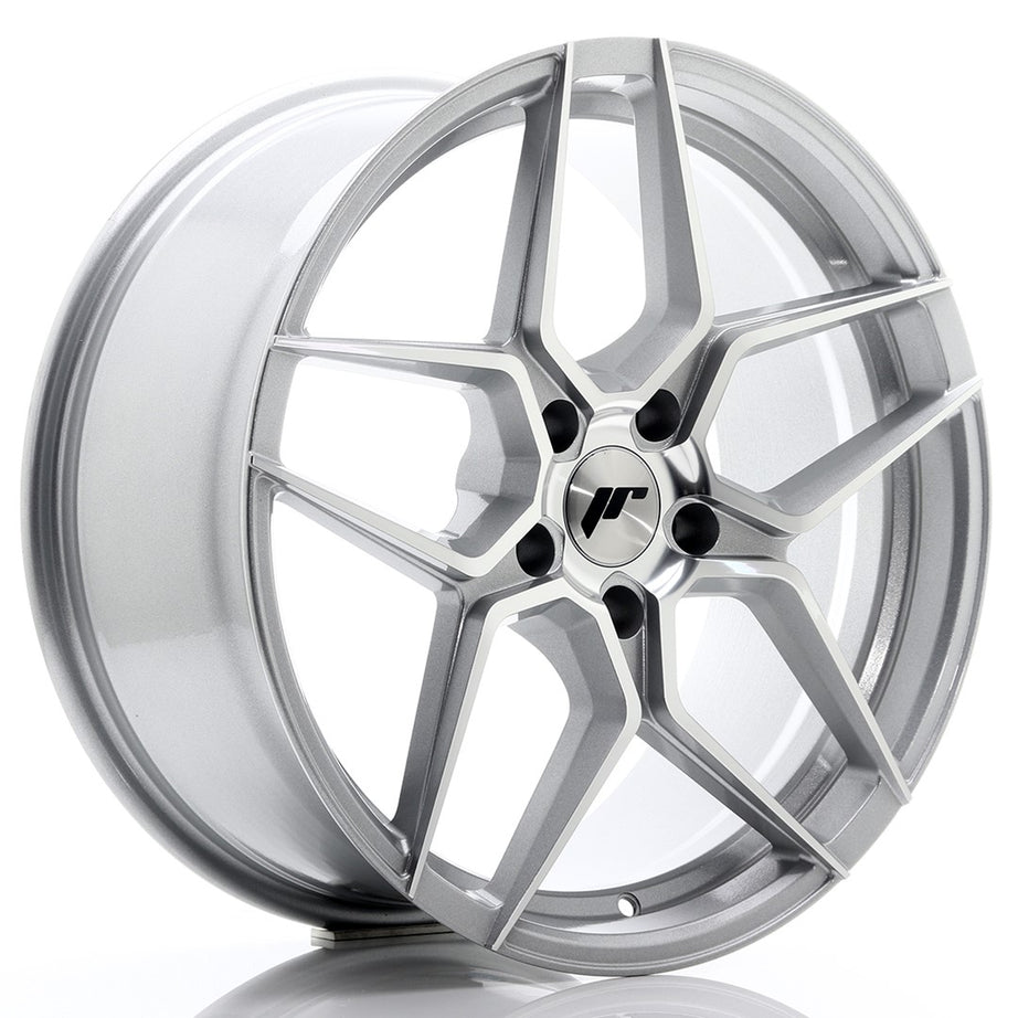 JR Wheels JR34 19x8.5 ET35 5x120 Silver Machined Face Rim