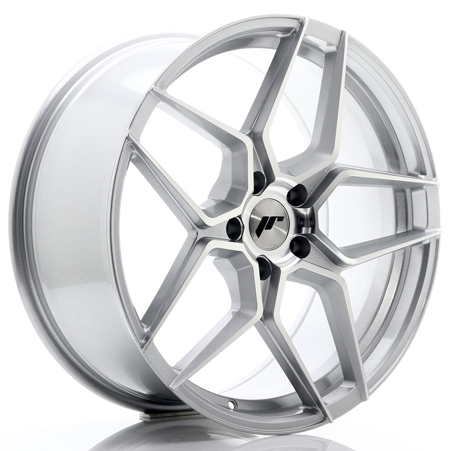 JR Wheels JR34 20x9 ET40 5x112 Llanta frontal mecanizada plateada