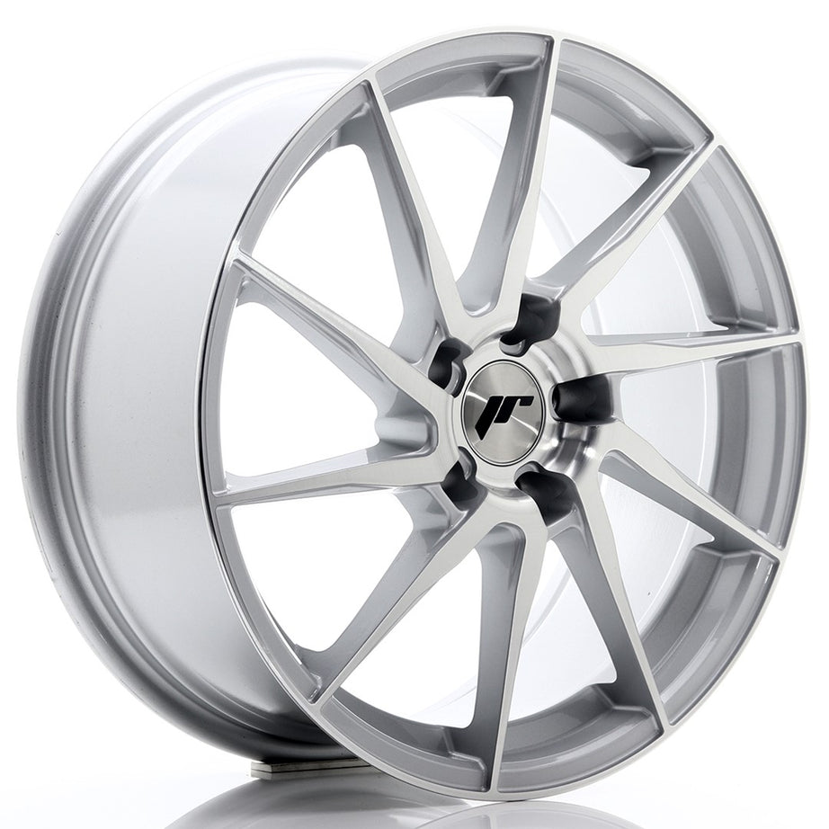 JR Wheels JR36 18x8 ET35 5x120 Silver Brushed Face Rim