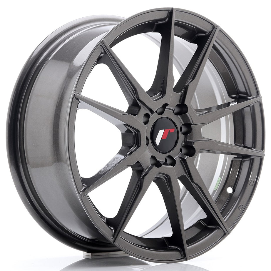 Llanta JR Wheels JR21 17x7 ET40 5x100/114 Hyper Grey