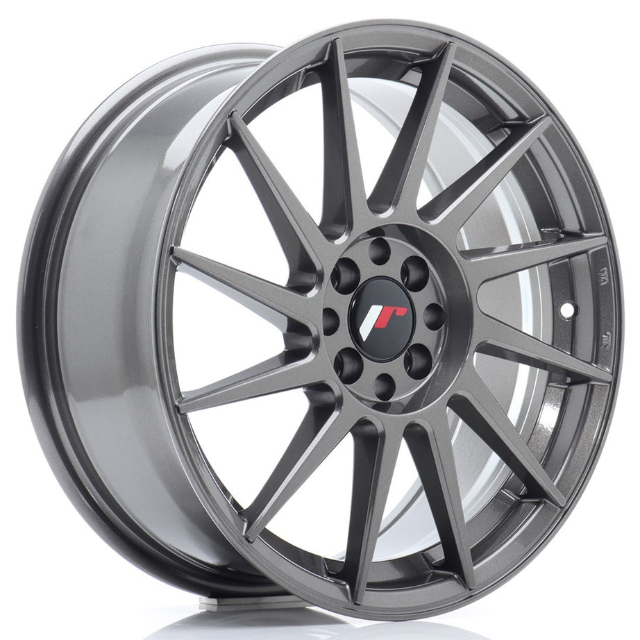 JR Wheels JR22 17x7 ET25 4x100/108 Llanta Hyper Grey