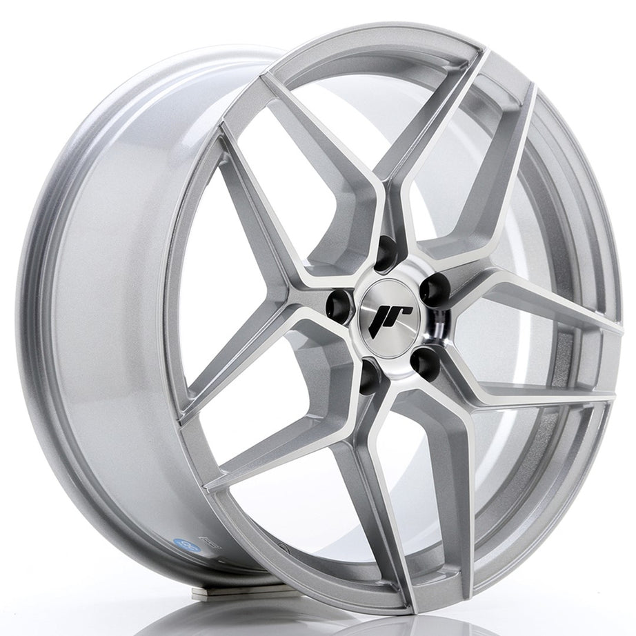 JR Wheels JR34 18x8 ET42 5x112 Silver Machined Face Rim