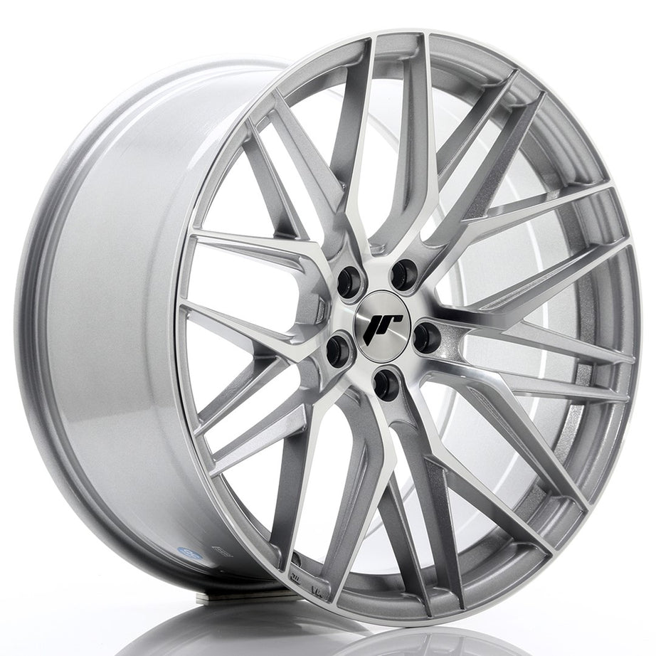 JR Wheels JR28 20x10 ET40 5x120 Silver Machined Face Rim