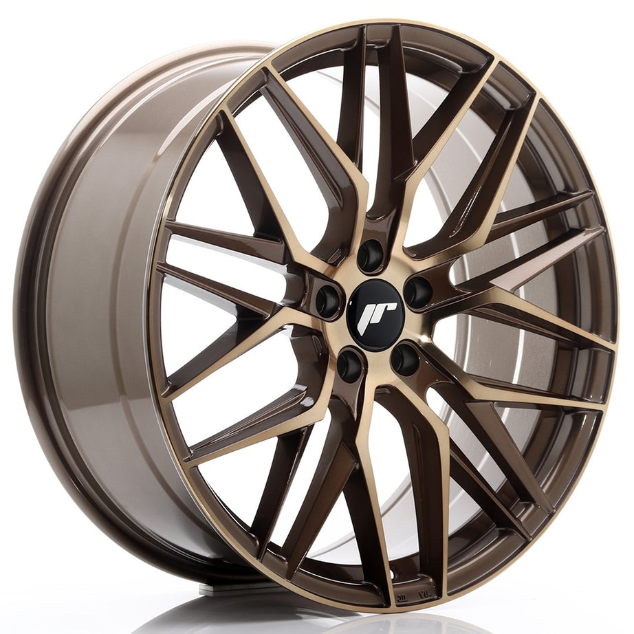 Llanta JR Wheels JR28 20x8.5 ET40 5x112 Platino Bronce