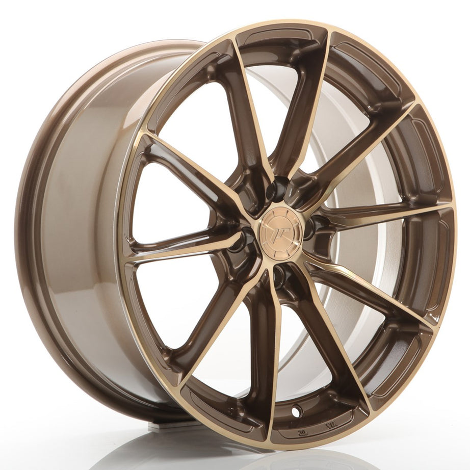 JR Wheels JR37 17x8 ET40 4x100 Platinum Bronze Rim