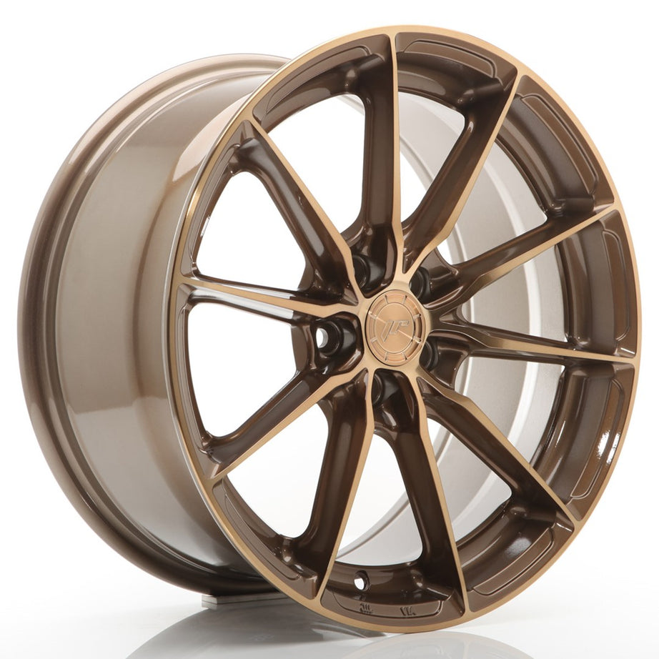 JR Wheels JR37 17x8 ET35 5x100 Llanta Bronce Platino