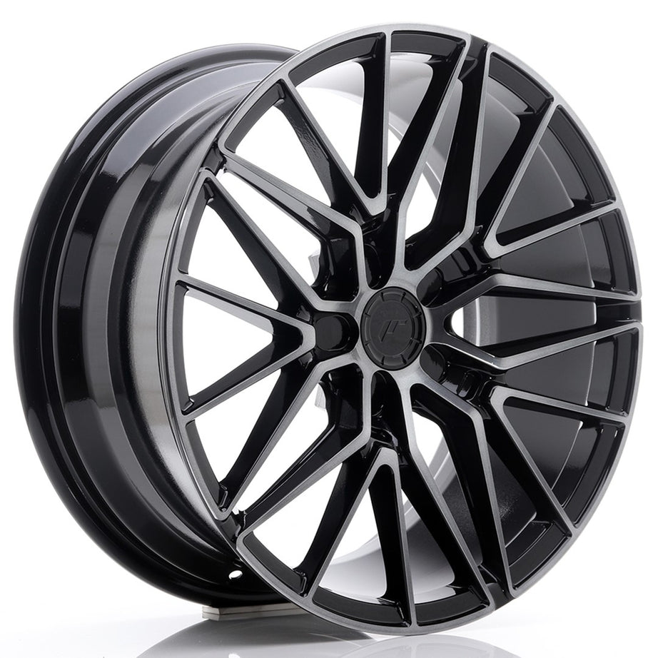 Jante JR Wheels JR38 18x8 ET42 5x112 Black Brushed w/Tinted Face