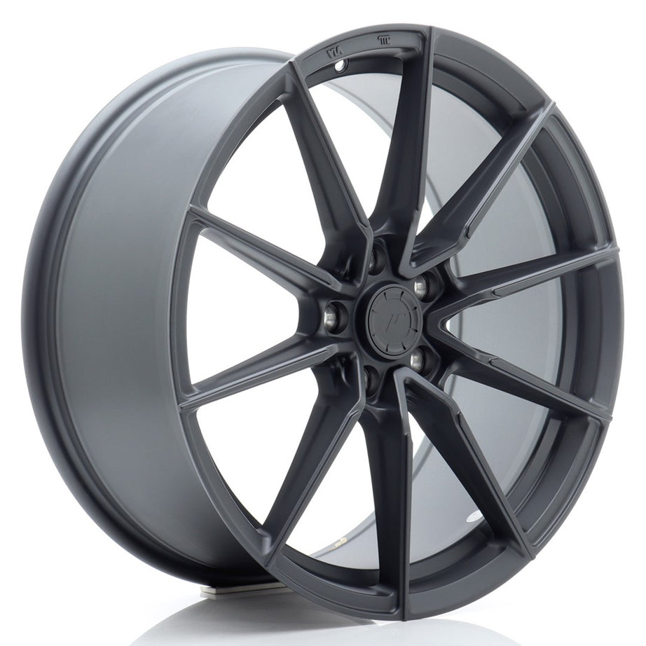 JR Wheels SL02 19x8 ET40 5x112 Matt Gun Metal Rim