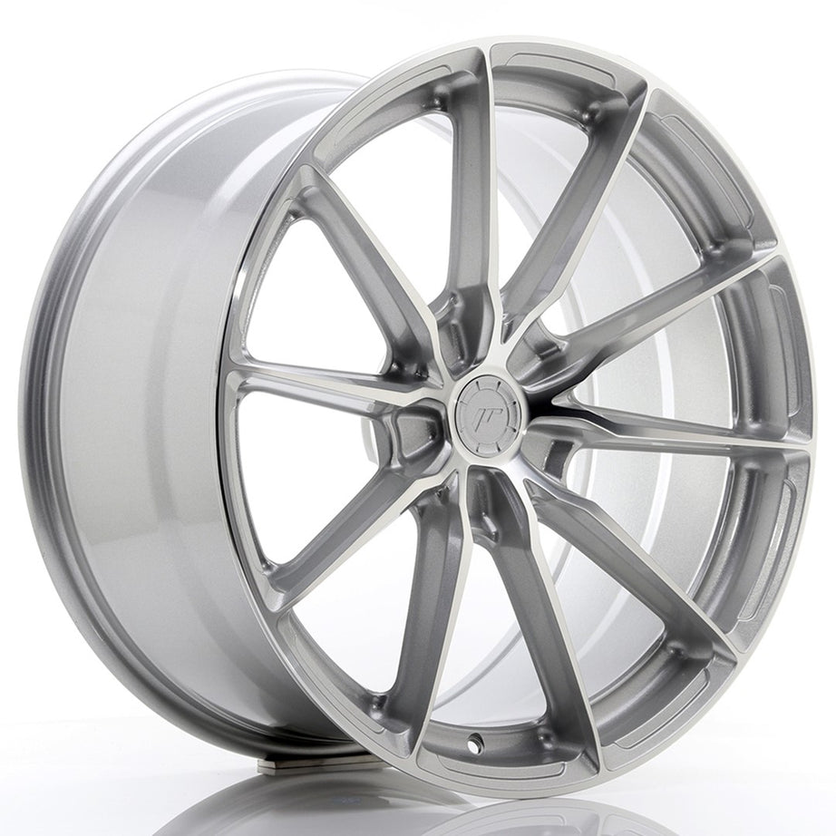 JR Wheels JR37 20x10 ET35 5x112 Silver Machined Face Rim