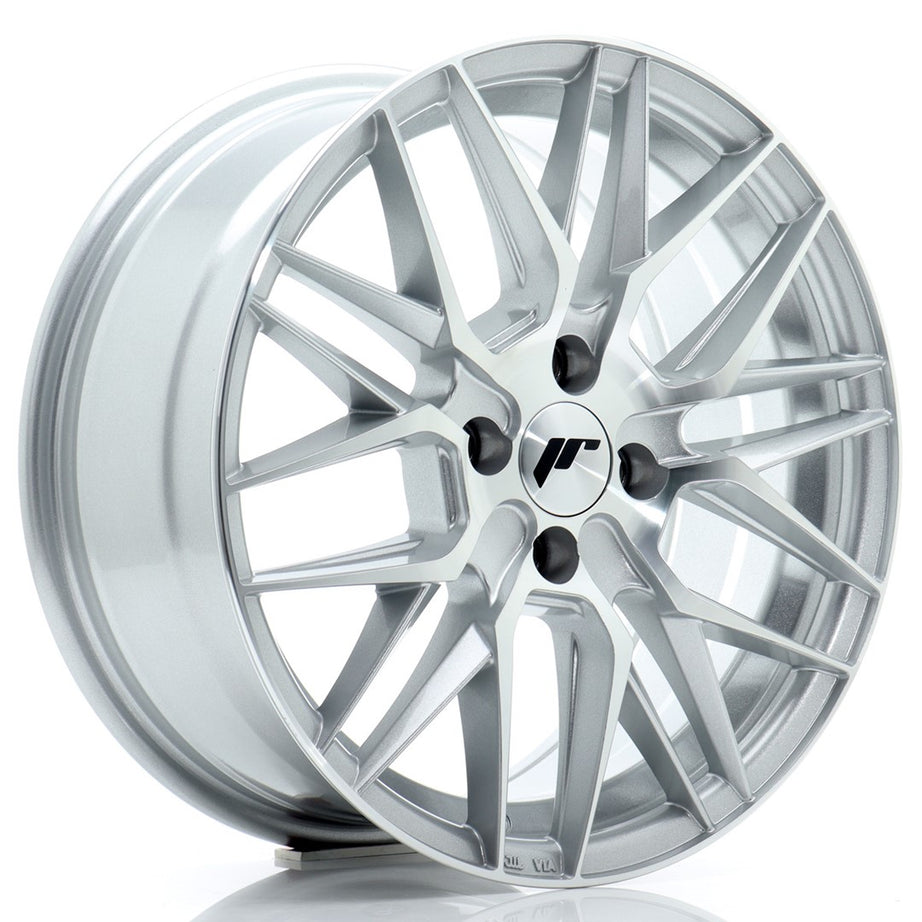 JR Wheels JR28 16x7 ET40 4x100 Silver Machined Face Rim