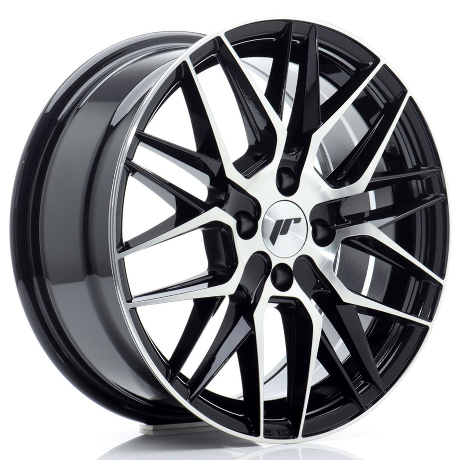 Jante JR Wheels JR28 16x7 ET40 4x100 Gloss Black Machined Face