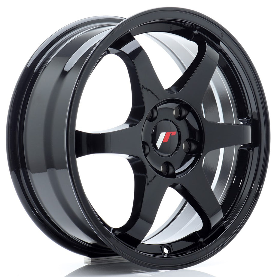 Llanta JR Wheels JR3 17x7 ET40 4x100 Negro Brillo