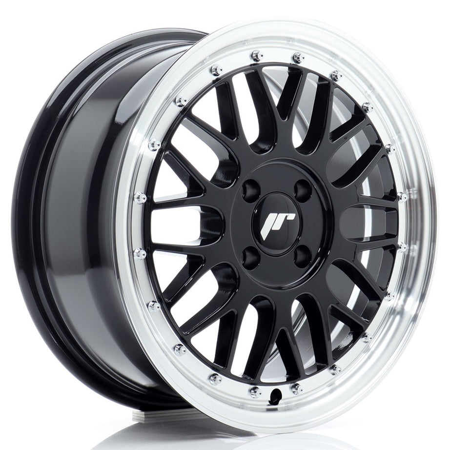 Rim JR Wheels JR23 16x7 ET40 4x100 Gloss Black w/Machined Lip