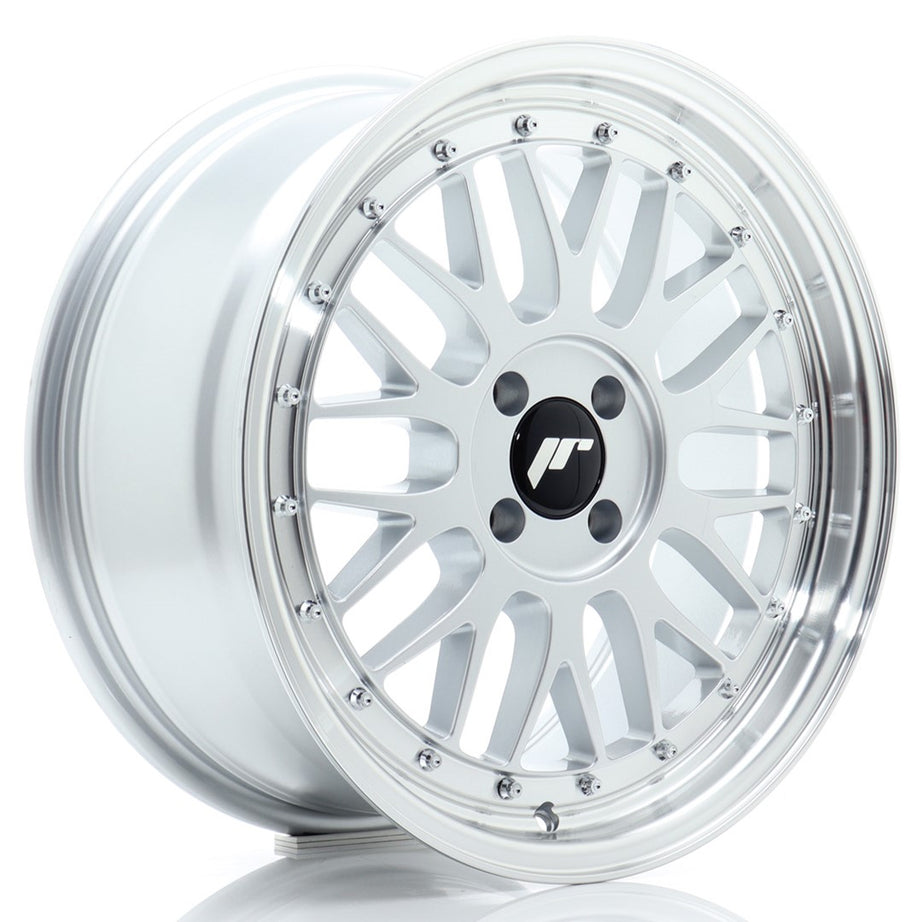 Jante JR Wheels JR23 17x8 ET35 4x100 Hyper Silver w/Machined Lip